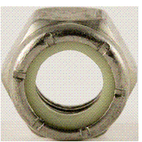 8FTPLS #8 - 36 NTM (THIN) NYLON INSERT LOCKNUTS FINE STAINLESS STEEL A2 (18-8)