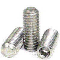 25C62FPSS 1/4" - 20 X 5/8" SOCKET SET SCREWS FLAT POINT COARSE STAINLESS STEEL A2 (18-8)