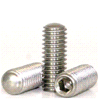 25C50OPSS 1/4" - 20 X 1/2" SOCKET SET SCREWS OVAL POINT COARSE STAINLESS STEEL A2 (18-8)