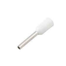 CF-722081 Insulated Wire Ferrule, White, 22 Ga (0.5mm sq), 0.31" (8mm) Pin Length (100 MIN)