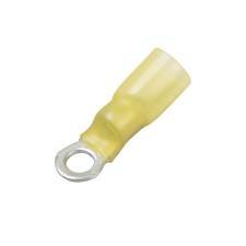 CF-953085 Heat Shrink & Crimp Ring Terminal, 8 Stud, Yellow, 12-10 Ga (10 MIN)