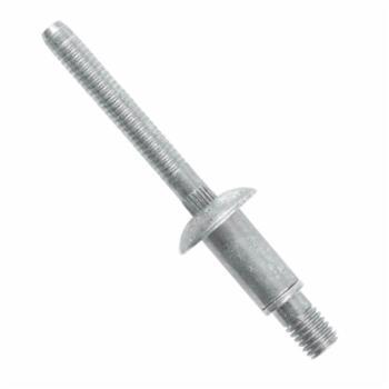 CF-MBCP-R8-M16G MBCP-R8-M16G, Huck, Huck Magna-Bulb Struct Rivet.250 Dia [.622-.701Gr], Dome Hd Stl/Stl, Zinc Clea