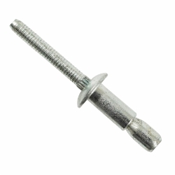CF-SSB8-6SKL-10 Klik-Lock Rivets, M86836 Blind Rivets; 1/4 Inch, (.250 Inch), (.08-.375mm), Button Head, Stainless