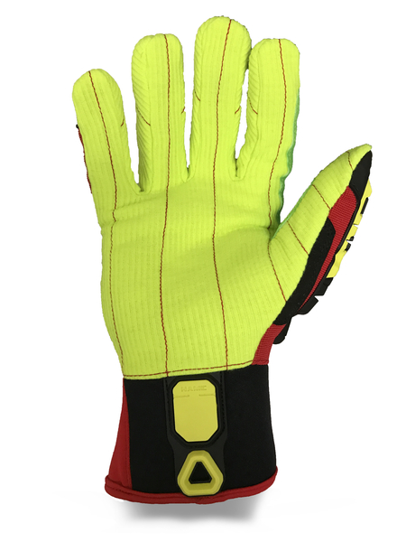 G10070 IRONCLAD OIL & GAS INDI GLOVES - XL - Industrial Impact Cotton Corded Palm