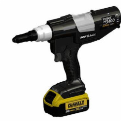CF-PB3400-NA2042 POP PB3400-NA2042 Cordless Rivet Tool; 20 V Operating Voltage, 3/16 â€“ 1/4 Inch Capacity 4.0Ah Li