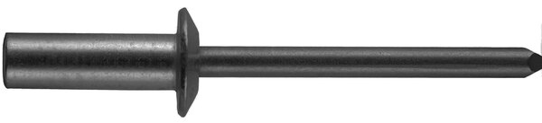 CF-/ABA66CE/BA 3/16" X .656 (.251-.375 GRIP) ALU/ALU CLOSED BR BLACK ANODIZED, ROHS COMPLIANT