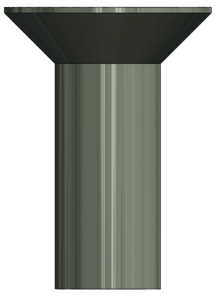 CF-18N225RC9SP 3/16 x 2-1/4 Steel Plain 90 Degree Countersunk Solid Rivet