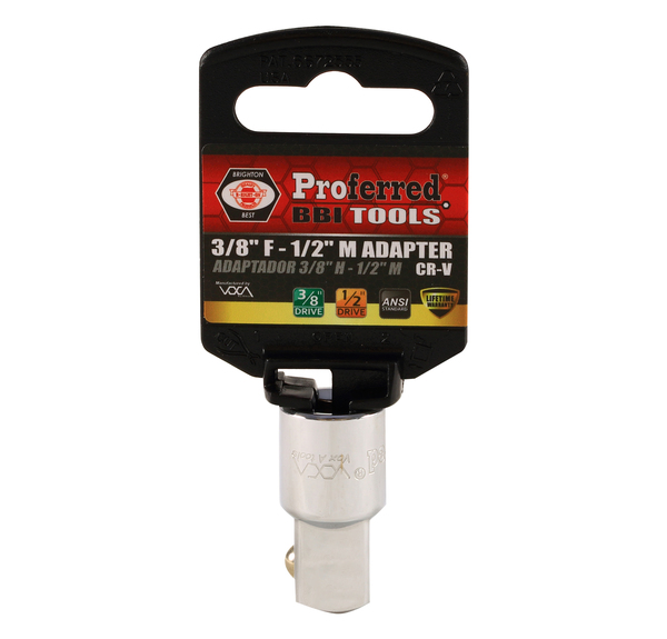 S47102 ADAPTER - 3/8" F - 1/2" M