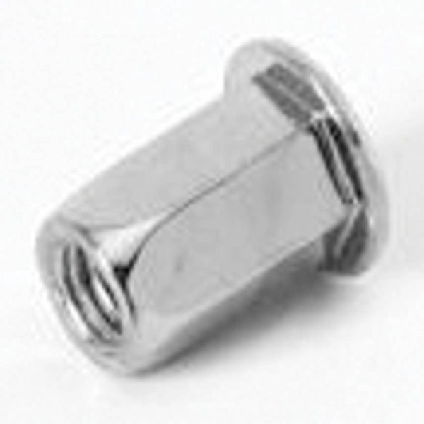 CF-TU-SM6HUPO30ZT TU-SM6HUPO30ZT, Rivetnut Insert, TU-SM6HUPO30ZT (0.51-3.00mm Grip) Full-Hex Body, Large Flange Hea