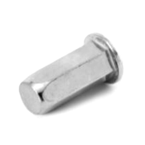 CF-TU-SM10HSPX35ZT TU-SM10HSPX35ZT, Rivetnut Insert, TU-SM10HSPX35ZT (0.79-3.51mm Grip) Full-Hex Body, Large Flange H