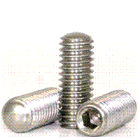 8C25OPSS #8 - 32 X 1/4" SOCKET SET SCREWS OVAL POINT COARSE STAINLESS STEEL A2 (18-8)