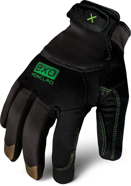 G06073 IRONCLAD EXO MOTOR & WORK GLOVES - L - EXO2 Modern Leather Reinforced