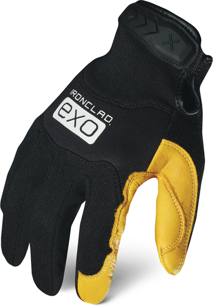 G06094 IRONCLAD EXO MOTOR & WORK GLOVES - XL - EXO Pro Gold Cowhide Leather