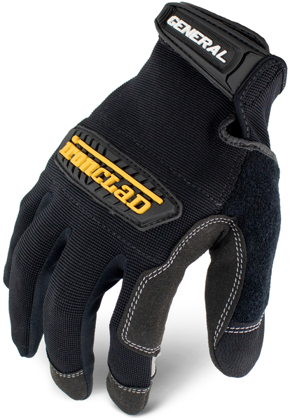 G02094 IRONCLAD GENERAL GLOVES - L - General Utility Glove - Black