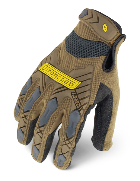 G14038 IRONCLAD COMMAND SERIES GLOVES - L - Impact Touch Brown
