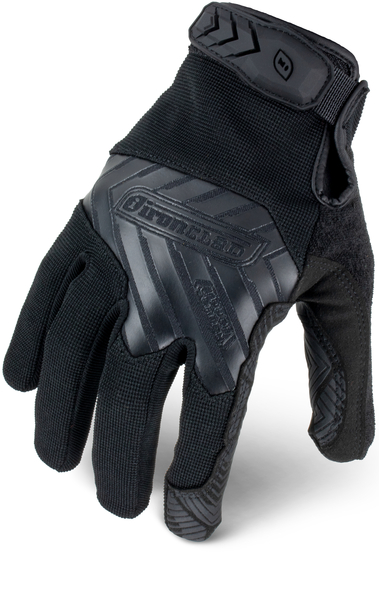 G07174 IRONCLAD COMMAND TACTICAL GLOVES - XL - TACTICAL GRIP GLOVE BLACK
