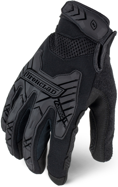 G07185 IRONCLAD COMMAND TACTICAL GLOVES - XXL - TACTICAL IMPACT GRIP GLOVE BLACK