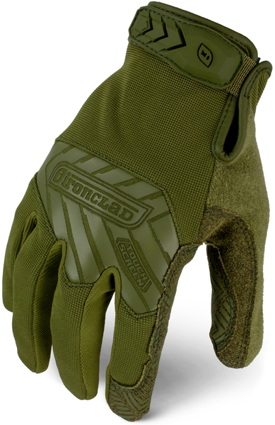 G07188 IRONCLAD COMMAND TACTICAL GLOVES - L - TACTICAL GRIP GLOVE OD GREEN