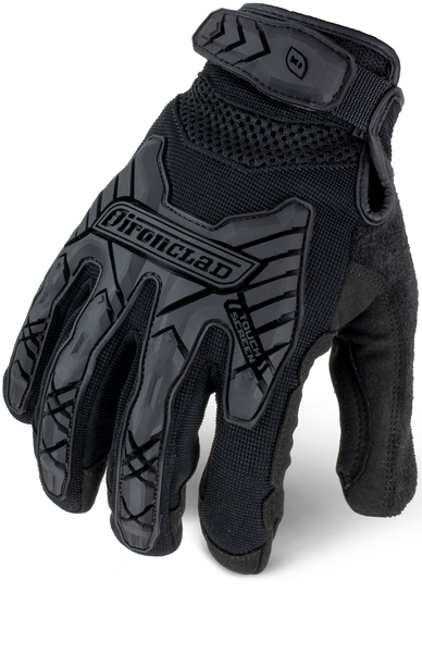 G07154 IRONCLAD TACTICAL GLOVES - XL - COMMAND TACTICAL IMPACT - BLACK