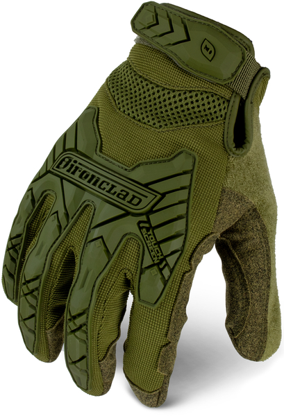 G07199 IRONCLAD COMMAND TACTICAL GLOVES - XL - TACTICAL IMPACT GLOVE OD GREEN