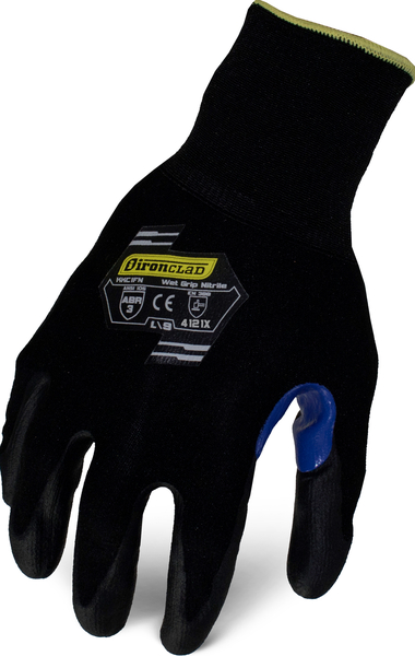 G03037 IRONCLAD KNIT GLOVES - S - Knit Spandex Foam Nitrile Touch (Vend-Pack)