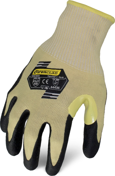 G03085 IRONCLAD KNIT GLOVES - S - Knit A3 Aramid Foam Nitrile Touch (Vend-Pack)