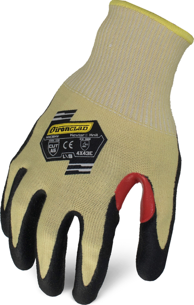 G03116 IRONCLAD KNIT GLOVES - XS - Knit A5 Aramid Foam Nitrile Touch (Vend-Pack)
