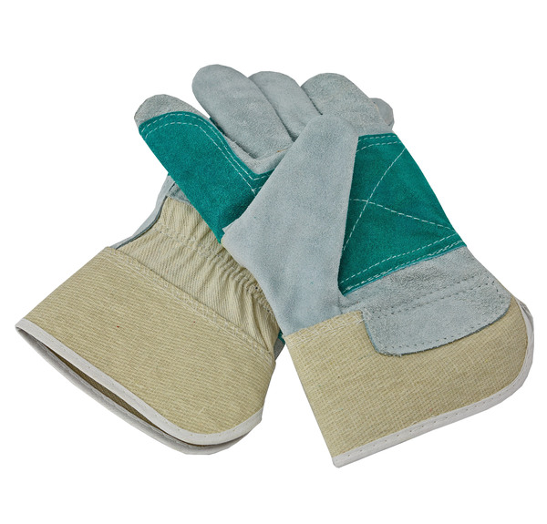 M05016 PROFERRED INDUSTRIAL GLOVES - L A/B COWHIDE DOUBLE PALM
