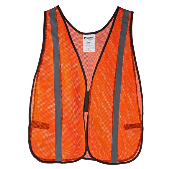 M18001 PROFERRED High Visibility VEST - Universal, Orange, Unrated
