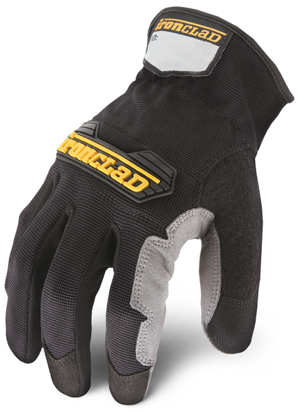 G02213 IRONCLAD GENERAL GLOVES - L - WorkForce Glove - Black
