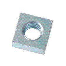 6CSMNTZ-PKG 6-32 SQUARE MACHINE SCREW NUTS ZINC-BLUE