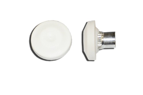 1/4-20X7/16 POLY-SEAL RIB GR-5.1 T-NUT Z ENCAP WHITE PP /ENCAPSULATED