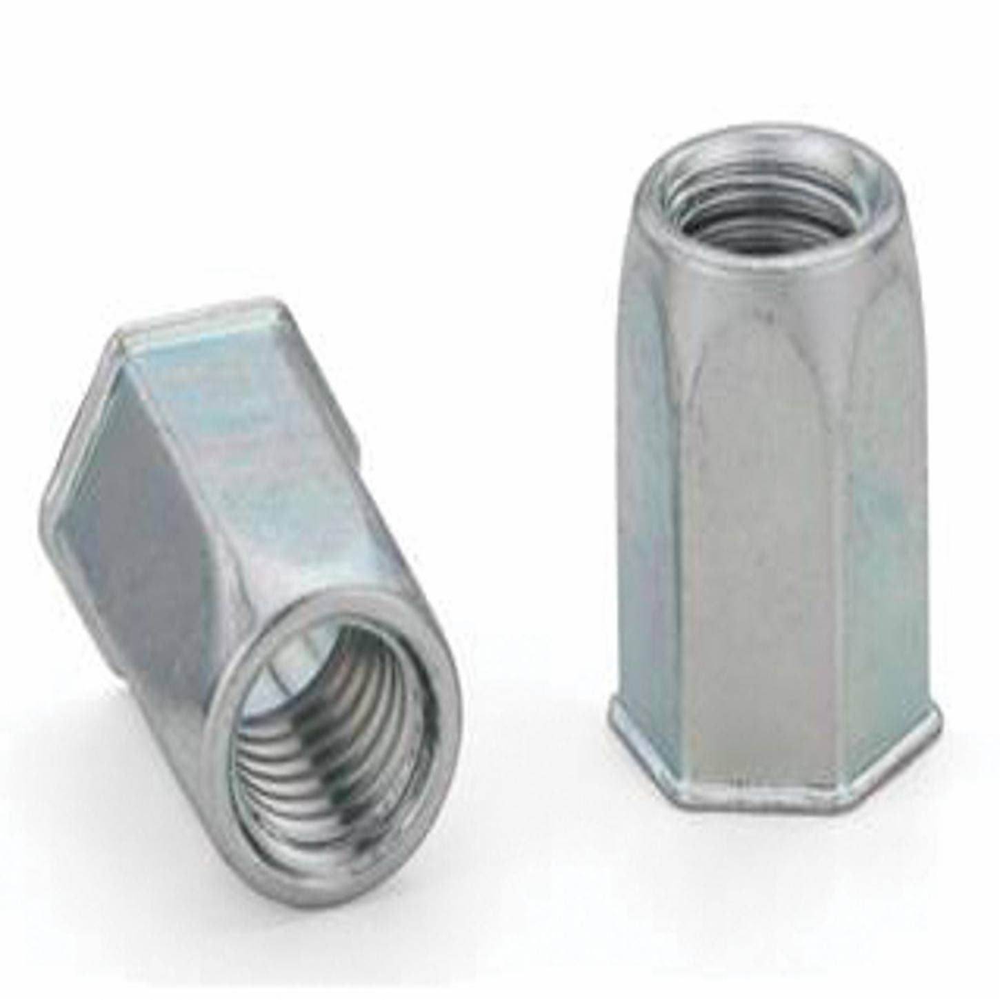 CF-TU-SM10HSKO35ZT TU-SM10HSKO35ZT, Metric Rivetnut Insert, (0.70 - 3.51mm Grip Range) Full Hex Body, Low Profile Hea