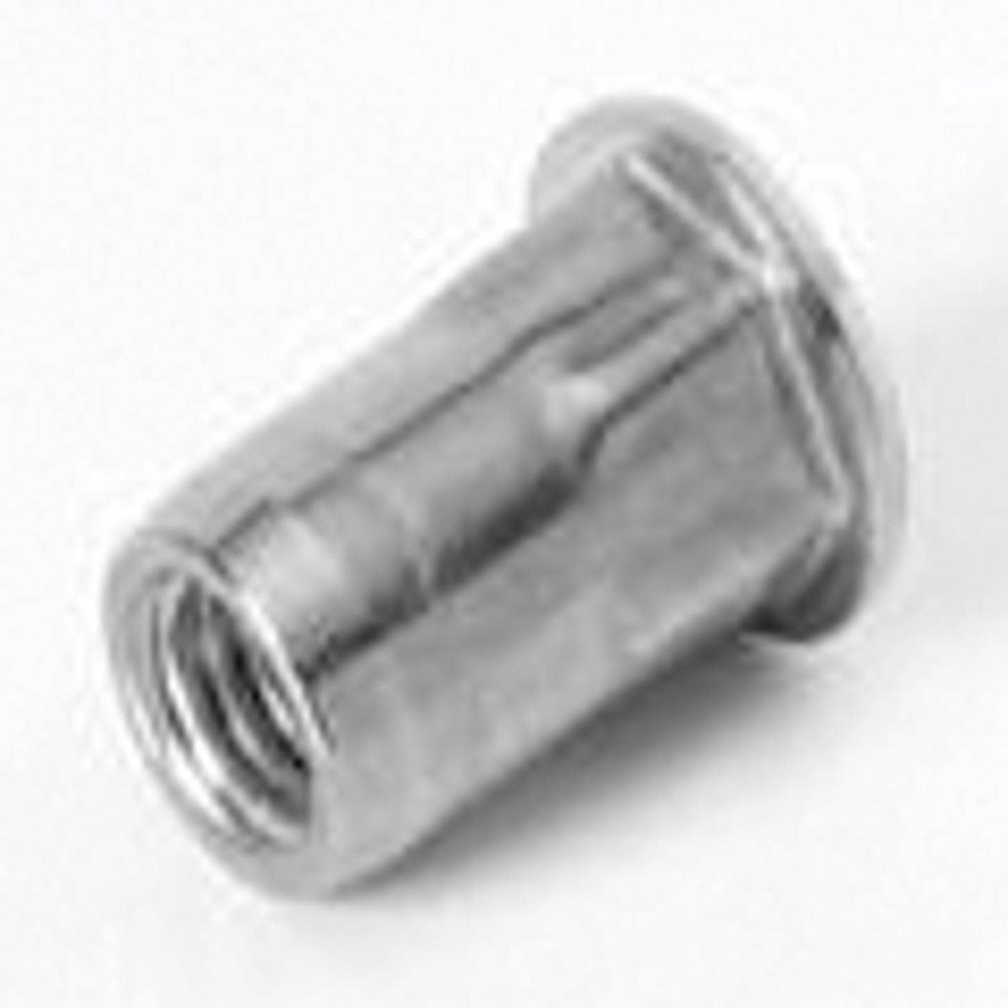 CF-TU-316M5HUPO30 TU-316M5HUPO30, Rivetnut Insert, (0.51-3.00mm Grip) Semi-Hex Body, Large Flange Head, Stainless St