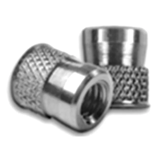 AT502S2-1015, AVK Fasteners and Tool Parts A-T Knurled Threaded Inserts