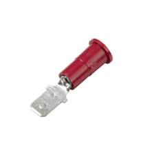 CF-531705 Vinyl Push-On Terminal, Funnel Entry, Male, .187", Red, 22-18 Ga (100 MIN)