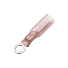 Molex 19164-0085, Perma-Seal™ Heat Shrink &amp; Crimp Ring Terminal, 6 Stud, Red, 22-18 Ga (SA-221-06)
