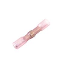Lead-Free Heat Shrink, Crimp, &amp; Solder Butt Connector, Red, 22-18 Ga (10 MIN)
