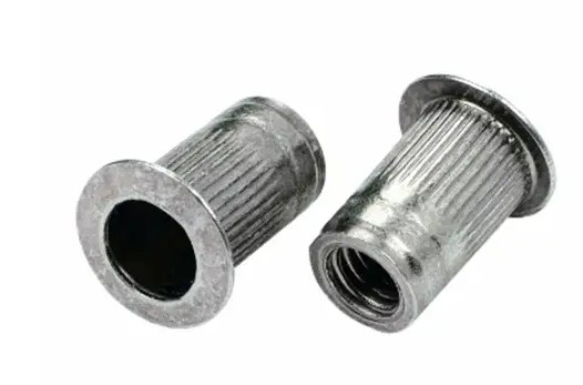 Avdel D-L Series DLA-832-130 "L" Style Round Body Splined Rivetnut Insert; #8-32 UNC-2B, (0.080 -