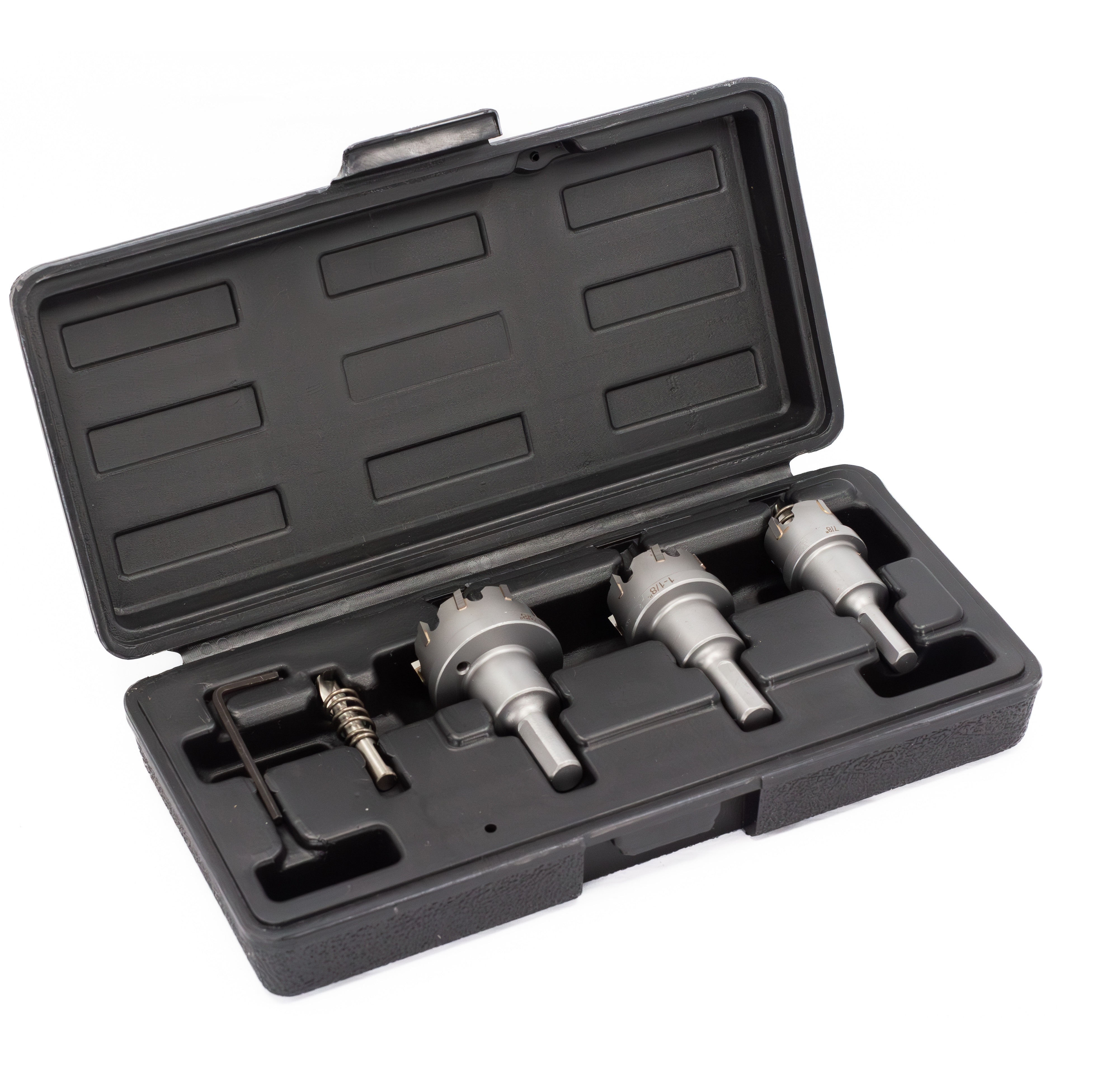 3 Piece Carbide Tipped Hole Cutter Set with 3/16" Depth of Cut