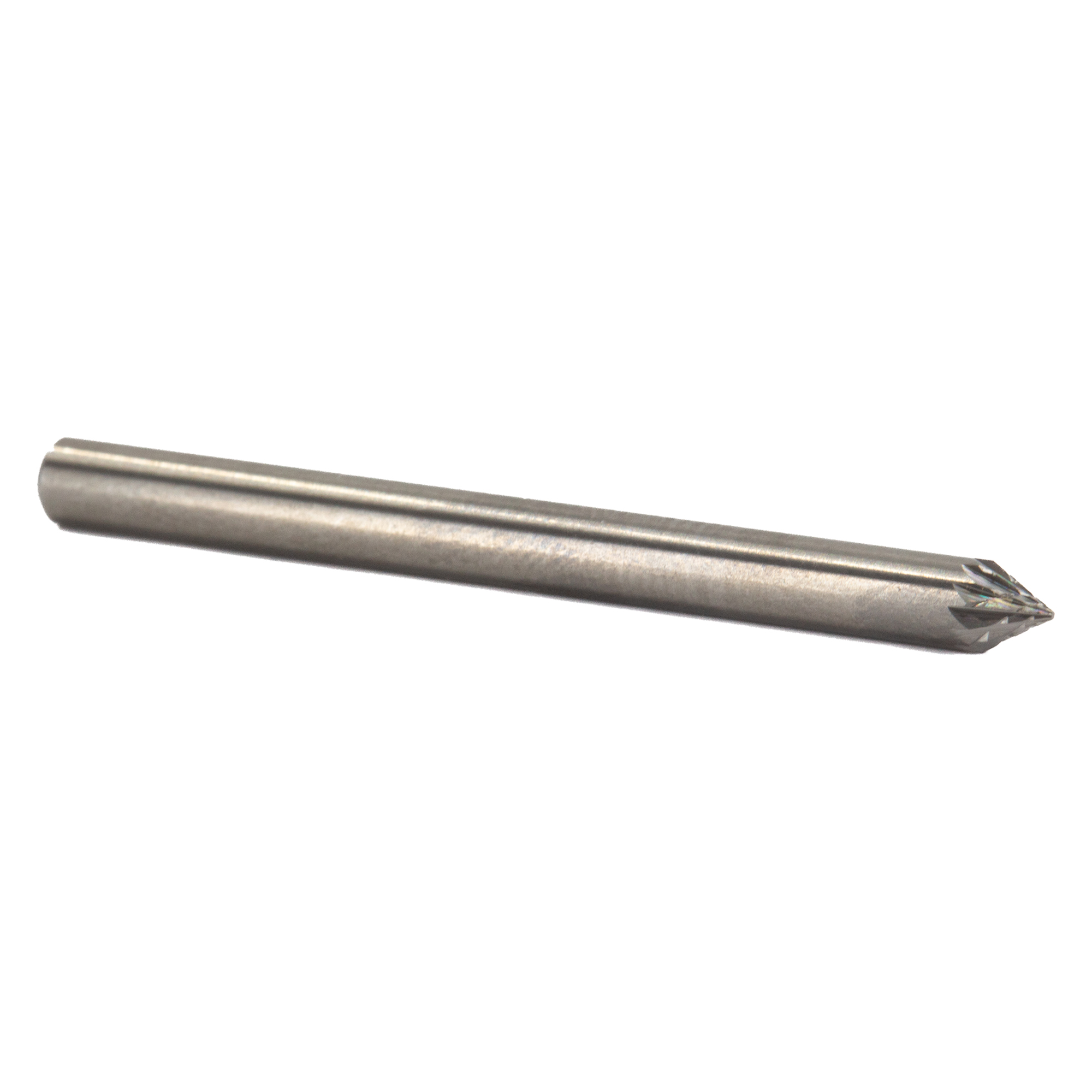 SJ-42 1/8" X 3/32" 60 Include Angle Carbide Bur 1/8" Shank