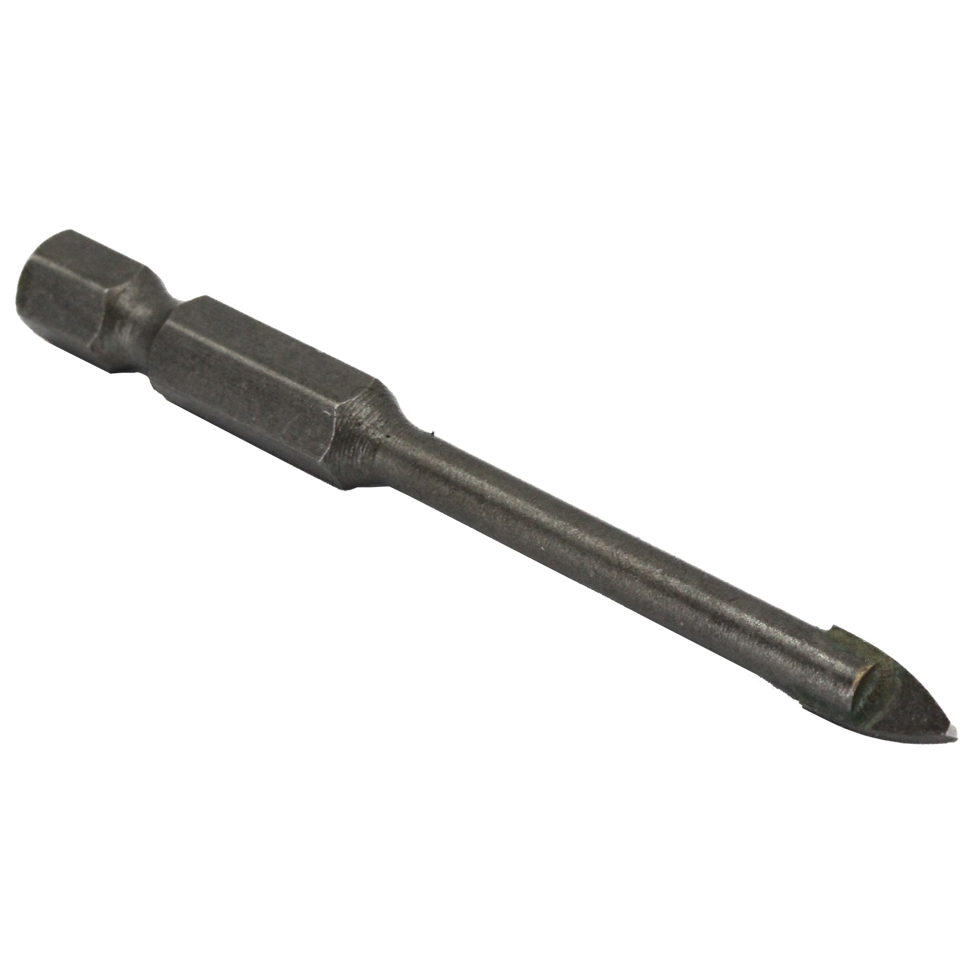 1/4" Carbide Tipped Glass &amp; Tile Drill Bit with Hex Shank