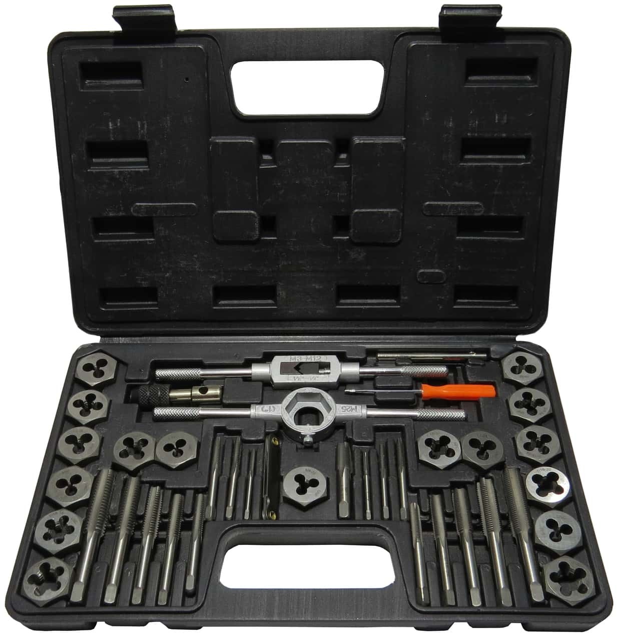 #4-1/2" Carbon Steel Tap and Die Set with Hex Die