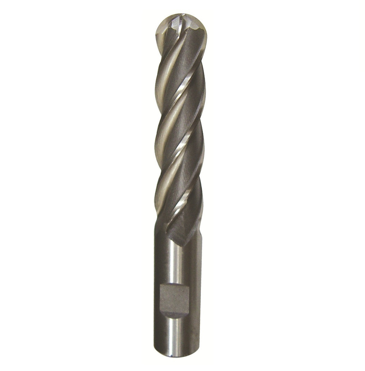 3/16" X 3/8" HSS 4 Flute Single End Ball End Mill