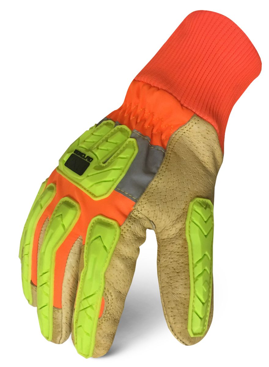 EXO Hi Viz Insulated Leather Cut 5 EXO Hi Viz Insulated Leather Cut 5