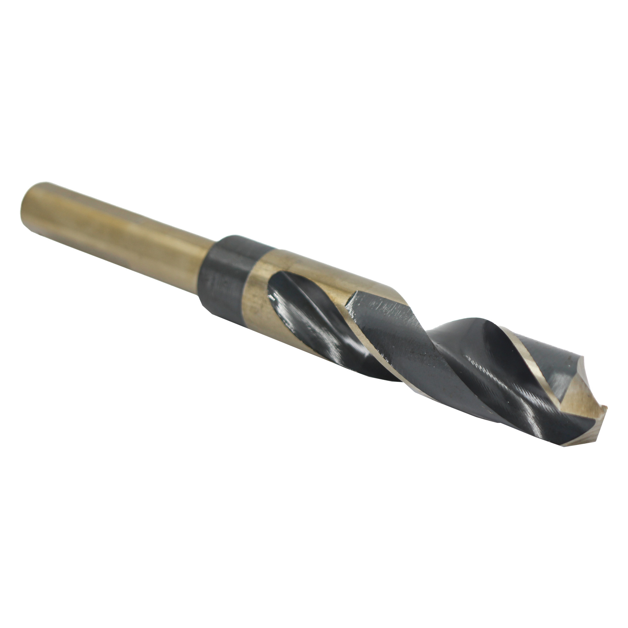 13/16" HSS Black &amp; Gold Drill Bit with Reduced 1/2" 3-Flat Shank, Contractor Series