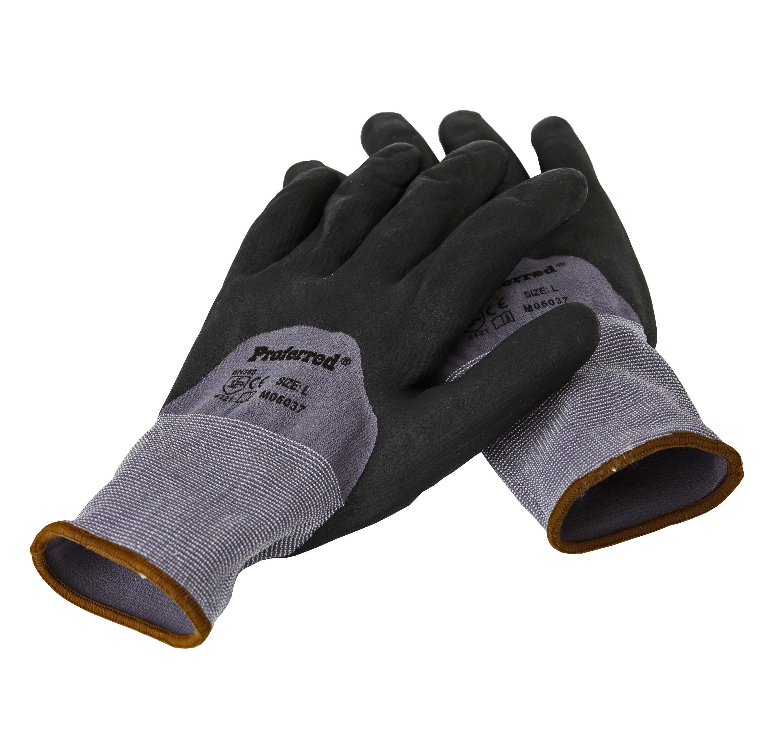 BLACKNITRILEGRAYLINERWITHPALMDOTS BLACKNITRILEGRAYLINERWITHPALMDOTS