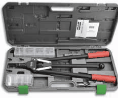 M34608 / 425-RNK Heavy duty Rivet Nut tool with case, mandrels 
and nosepieces 10-24 to 3/8-16