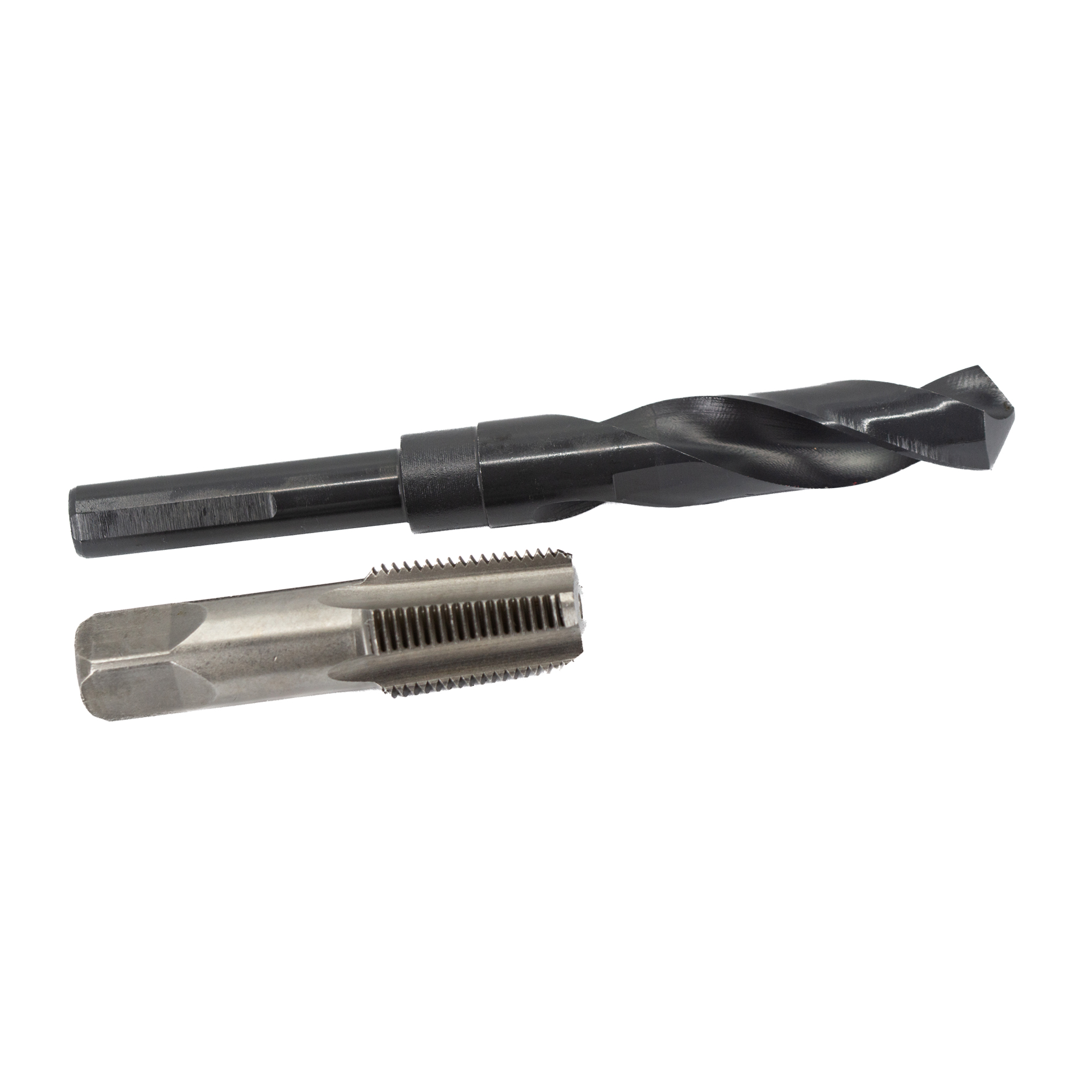 1/2" Carbon Steel NPT Pipe Tap and 23/32" HSS Drill Bit Kit