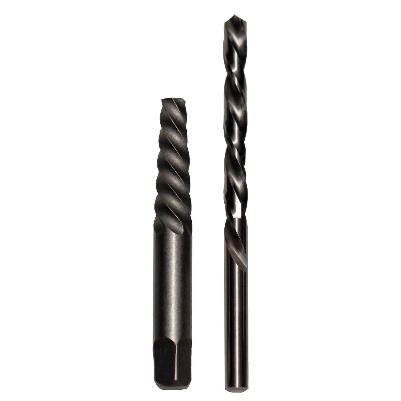 #1 Carbon Steel Spiral Flute Screw Extractor and Drill Bit Kit
